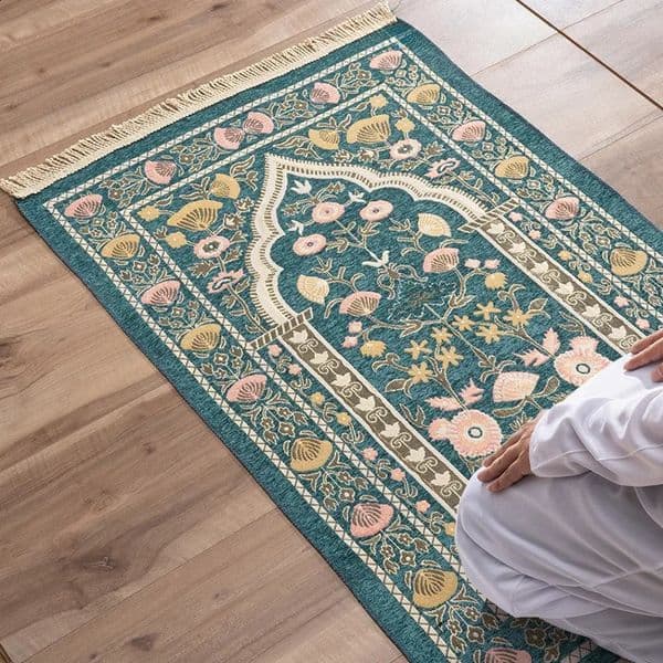 Worship Carpet Kneeling Mat Hui Tribe Prayer Floor Arabic Machine Washableg Women Men 250521