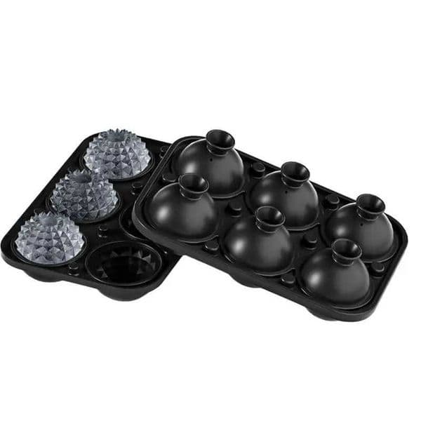 Ice Ball Maker Reusable Silicone Ice Mold Round Ice Cube Tray Food-Grade Ice Ball Maker Easy Release With Funnel Wine Tools For M250522