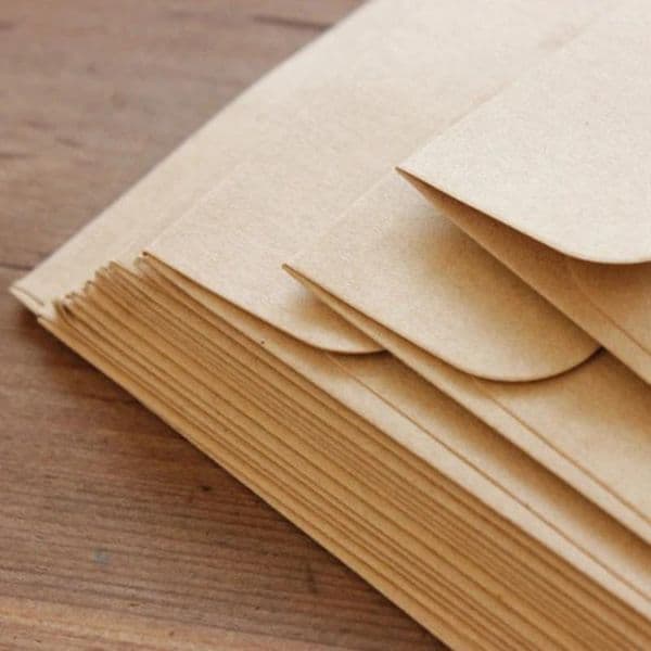 Gift Wrap Vintage Black Red For School Office Business Invitation Stationary Card Envelope Paper Envelopes Letter Supplies