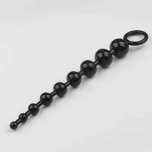 Jelly Anal Beads Orgasm Vagina Plug Play Pull Ring Ball Anal Stimulator Butt Beads Plug Sex Toys For Adult Mens WoMens Gay Male Secret_EZ90