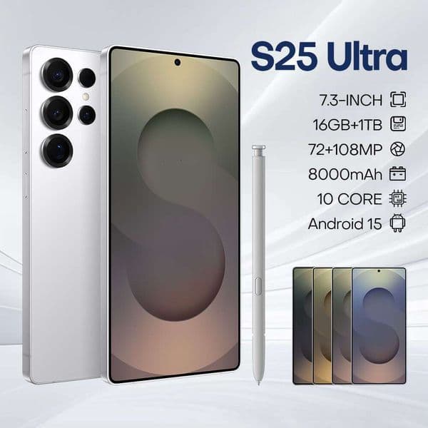 Explosive smartphone S25 Ultra 6.8 inch Unlock Touch Screen Phone Androids Camera Telephone HD Display Face Recognition