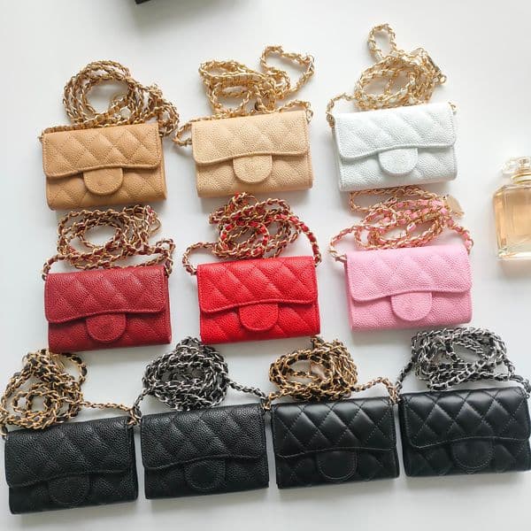 Luxury Purse Cross Body Bags Coin Pouch Fashion Designer Handbag High Quality Caviar Cowhide Flap Bag Luxury Purses With Chain Small Wallet Designer Crossbody Bag