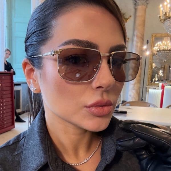 Cart~ CT0534S Top Quality Designer Sunglasses for Men Women Shades 18K Golden and Simple Classic UV400 Goggle Travel Driving Retro Fashion Eyeglasses Size 59 17-145