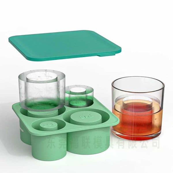2025 Ice Cube Tray for Cup Silicone Ice Cube Maker With Lid for 20-40oz Tumbler Coffee Ice Maker X2505241