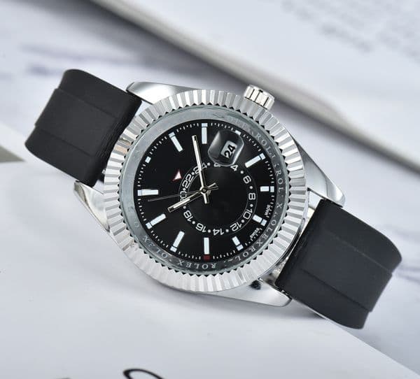 Luxury designer mens womens SKY DWELLER watches Quartz automatic movement WATCH 904L stainless steel strap luminous gifts Wristwatches montre #661