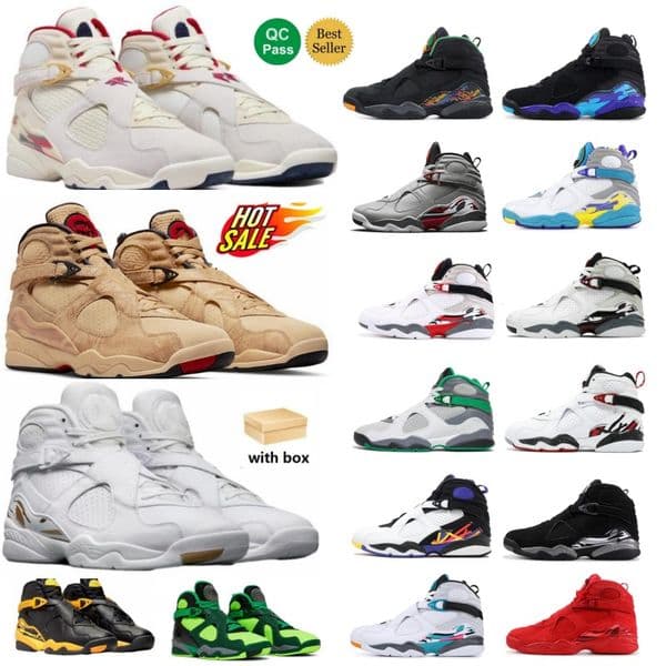 Cool Grey 2025 Basketball Shoes 8S Aqua Taxi Bred Sole Fly Mi Casa Es Valentines Day Winterized Red Chrome Countdown Pack Sports Outdoor Sneakers Shoe With Box