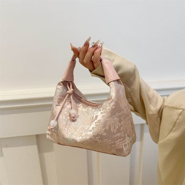 New Chinese embroidery women's summer commuting crossbody bag designer, niche antique style handbag, women's shoulder bag