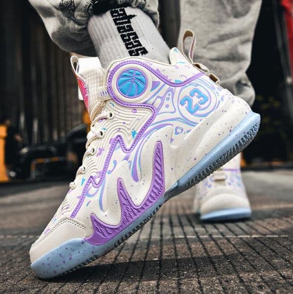 Men's and children's basketball sneaker sports shoes teenagers junior high school and elementary school student sports indoor Z 5.24-5