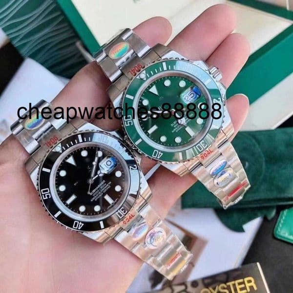 Brand 1to1 designer watch Factory C factory n factory ar Green Water Ghost watch business fully automatic mechanical watch 904L Ceramic Ring Black diving luminous fu