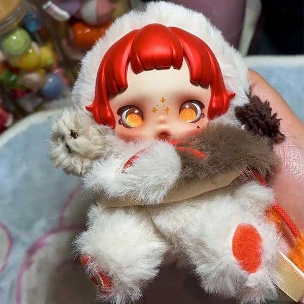Riginal Skullpanda Winter Symphony Series Dolls Kawaii Skullpanda Pendant Mystery Box Collection Toys Girl Festival Kid Gifts Z250524