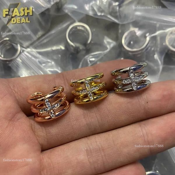 2025 Fashion 1 Piece Cuff Hiphop Rock Punk Ear Studs Earring Micro Inlays Crystal Hollow Earbone Clip Earrings Women's Man's Halloween Party Jewelr 698Eb8