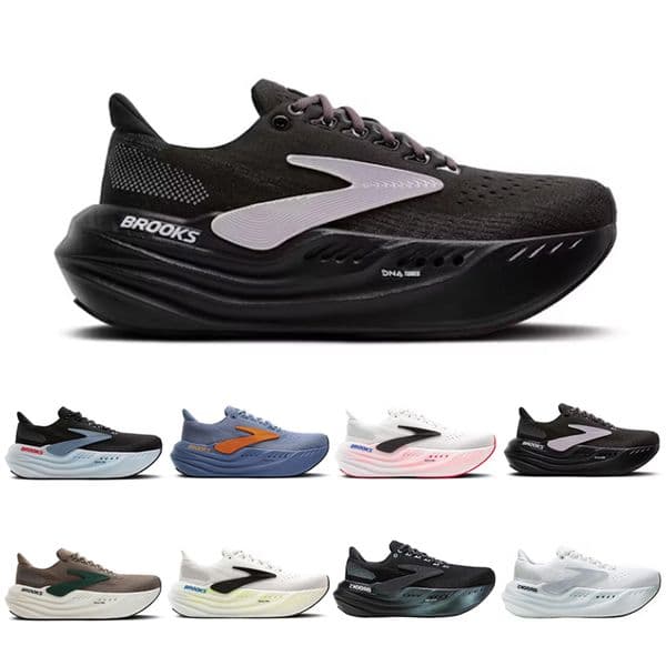 Designer Running Shoes Brooks Glycerin Triple Black Orchid Ice Grey Black Nightlife Country Blue Falcon Green Diva Pink White Men Women trainers Sneakers 36-45