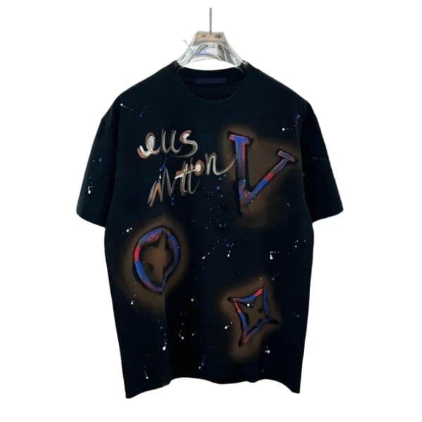 Summer high quality clothing brand designer men's and women's casual T-shirt Men's printed letter short sleeve round neck men's fashion T-shirt Classic printing thumbnail 2