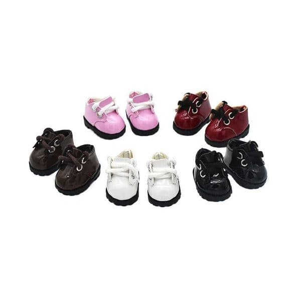 For 17cm Labubu Shoes Leather PU Boots Dolls Shoes Toys Accessories Fashion Trend Boots DIY Doll Accessories X2505261