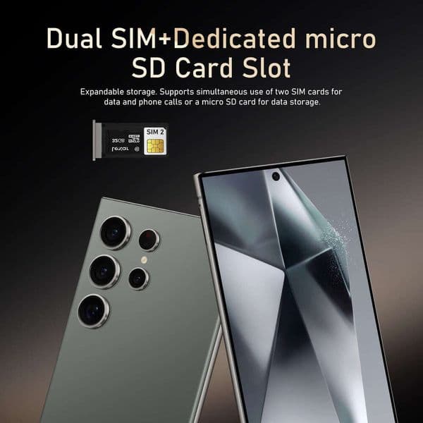 S24 Ultra+ Smartphone 7.3inch Large Screen 16+1T Phone (Powerful)