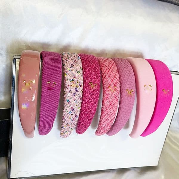 Headbands designer hairband Wide-brimmed pink Headband French style woman hair accessories hairclip AA