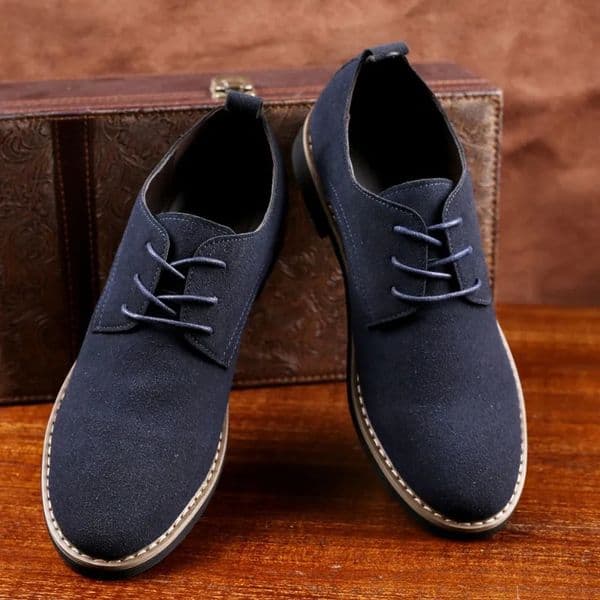 Men Casual Dress Shoes Fashionable Oxford Leather Comfortable Sneakers Large Size Shoes 250526BJ
