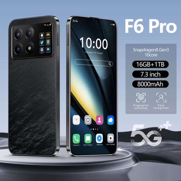 New F6 Pro Large Screen Android All-in-One Phone 16+1T Smartphone Price