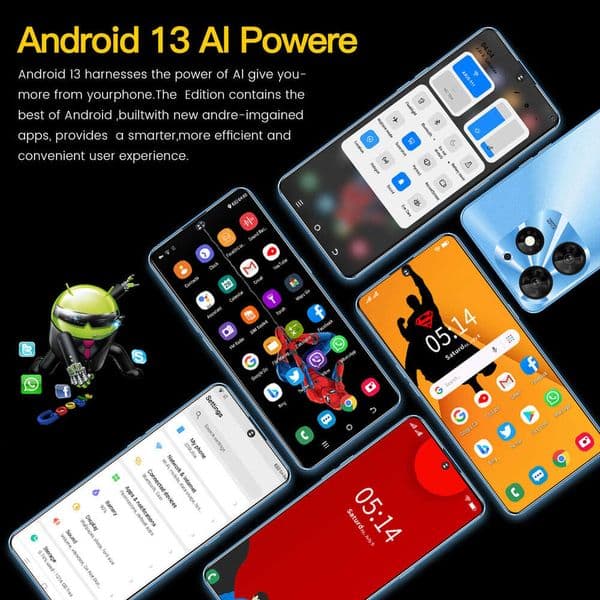 Phone Spark10 Pro 7.3inch Large Screen 16+1T Android OTG Powerful thumbnail 2