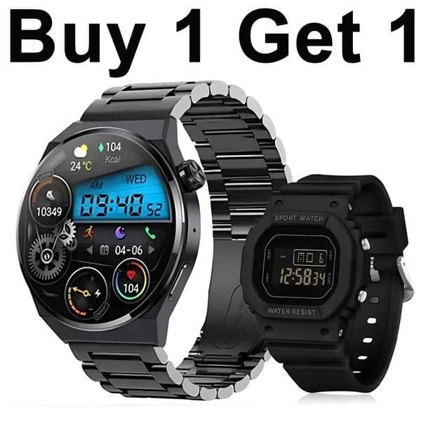 2024 GT Series Smart Watch Men Women AMOLED 420*420 HD Sn Heart Rate ethoth Call Waterproof smart watches SmartWatchXJ250513