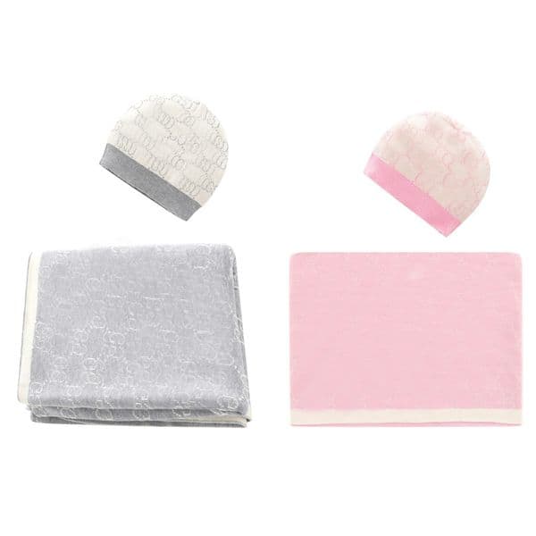 Baby Cotton Blankets hat set boy girl children Luxury letter knitted jacquard kids designer car air conditioner blanket hug quilt Swaddling 120X85