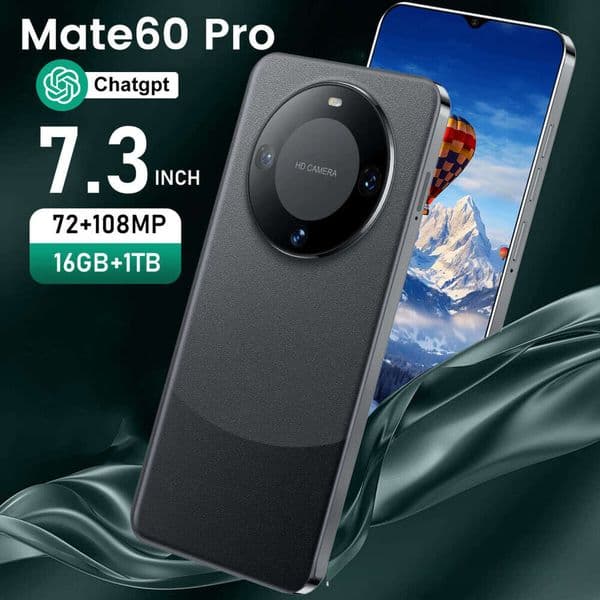 The 2025 new model 60Pro Android 8.1 5G smart phone is 7.3-inch, 16GB+1TB, 8000mAH, 72+108MP, and an ultra-low-priced smart phone thumbnail 2