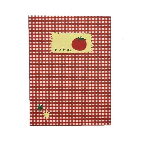 Lovely Tomato Notebook Thick Notepads with 96-100 Page Unlined Journal for Writing Drawing Sketching Journaling Mind Map 250526BJ