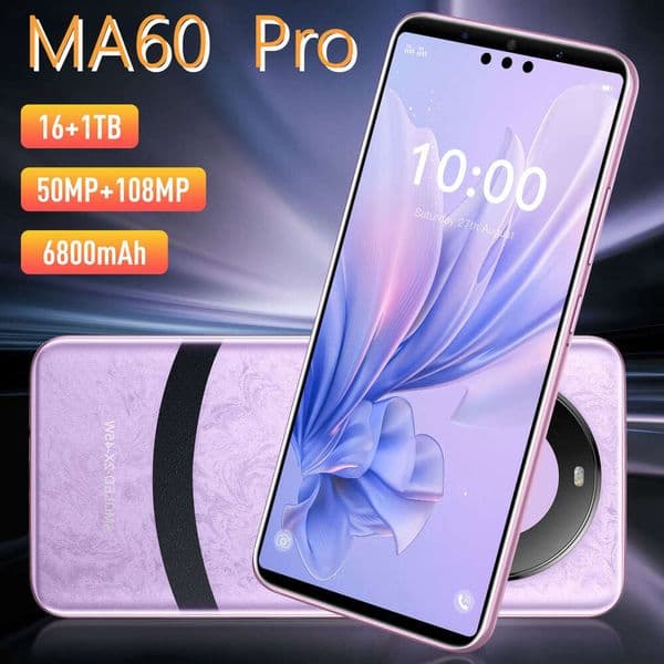 Mate60 Pro16G+1TB smart dual SIM 5G Android 7 3HD+ display 13MP+50MP camera fingerprint and facial recognition comes with headphones + phone case