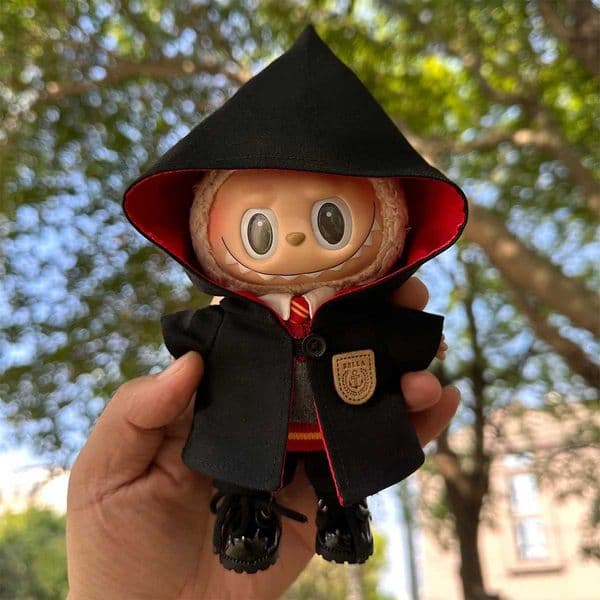 Labubu Clothes for V1 V3 Doll Outfit DIY Accessories Gryffindor Slytherin Luxury Clothes Magic Cape College Set Dolls Clothing X250612