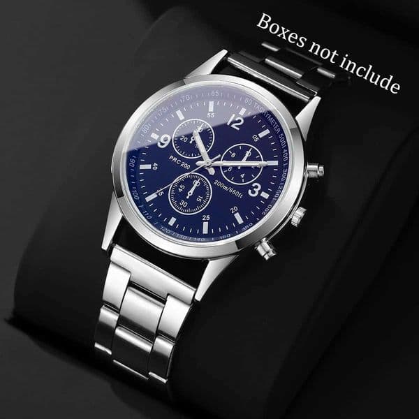 Fashion Men Business Quartz Watch Luxury Silvery Strap Wristwatch Mens Watch(Without Box) XJ250527