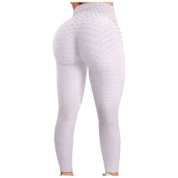 Women's Bubble Hip Lifting Exercise Fiess Running High Waist Yoga Pants