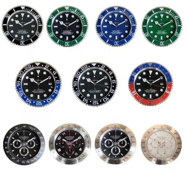 Wall Clocks Super Silent Luxury Clock Metal Modern Large Watch Home Stainless Steel Luminous The Date Will Wo W250715