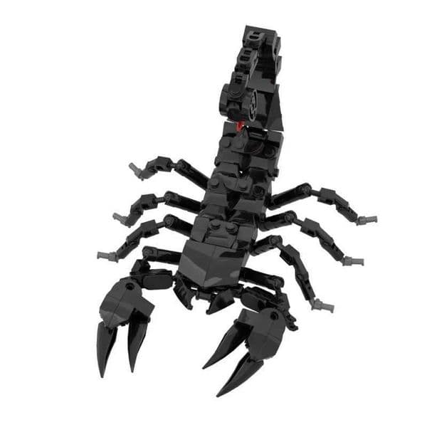Hot Black Scorpion Emperor Scorpion Animal Building Blocks Model Small Particle Puzzle Assembly Gifts for kids and adults W250529