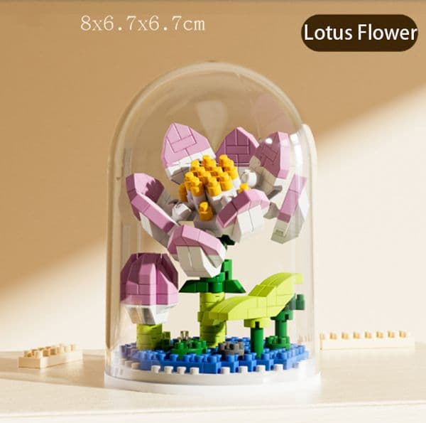 Build Block Set Building Toys brick Puzzle Assembly Building Blocks Small Particle Girls Flower Bouquets Gifts With Box 10 Toy