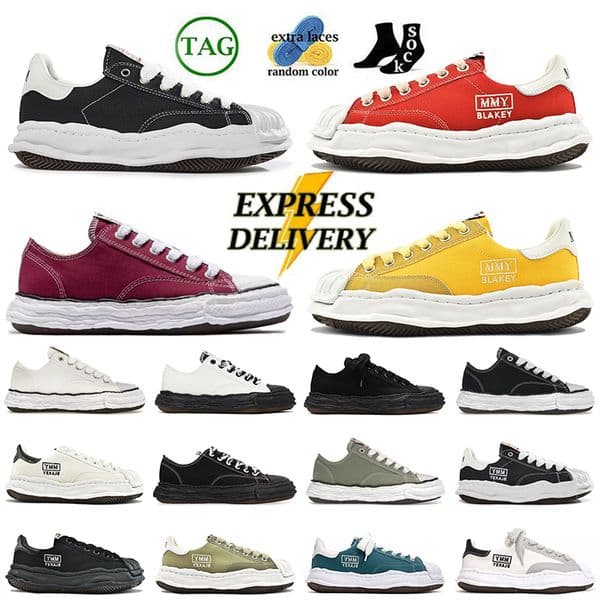 Designer Men Women Mihara Causual Shoes Platform Sneakers Black White Red Green Yellow Olive Designer Luxurious Thick Soled Canvas Shoes Size 36-45
