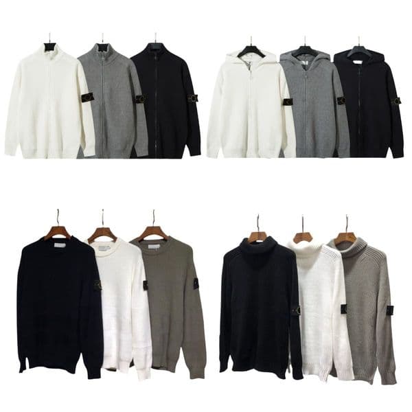 Designer Mens jumper badge stones sweatshirt hoodie men cargo pants pull Pullover tracksuit Autumn Hoodies Womens Long Sleeve Sweater islanda compass tops