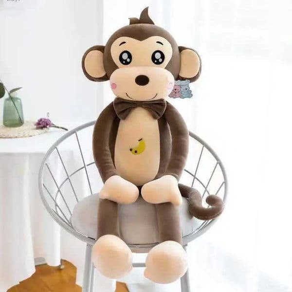Creative Cute Plush Toy Animal Monkey with Long Arms and Long Legs Doll Baby Sleeping Comfort Pillow Birthday Christmas Gift Z250529