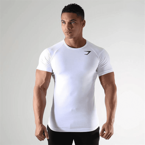Fitness Wear T-Shirts Men's Short-Sleeved Women T-Shirt Muscle Training Sport Tight Running Tshirt Quick Dry Top Summer Tops