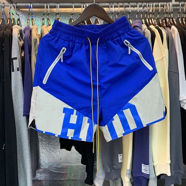 r hudee shorts Summer American quad pants designer shorts Loose quick-drying movement Basketball pants and running pants Casual shorts monogram print men shorts