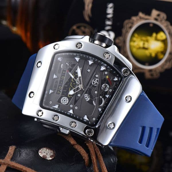 Luxury quartz men's watches 2025 New Fashion trend Waterproof men's watches Personalized square watches