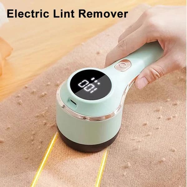 Lint Remover For Clothing Hair Ball Trimmer Fuzz Pellets Clothes Sweater Fabric Shaver with LED Digital Electric Fluff Lint 250530