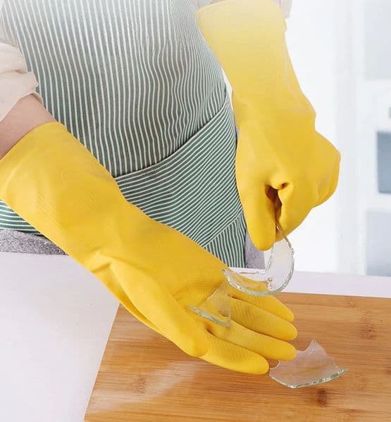 10 Pairs of Thick Rubber Gloves Durable Gloves for Household Kitchen Cleaning and Labor Protection 250530