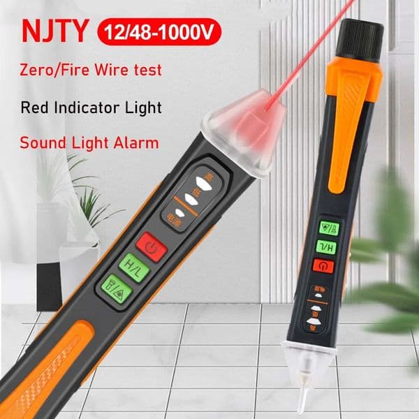 Voltage Detector Smart Non-Contact Voltage Tester Pen Meter 12-1000V Current Electric Sensor Test Pencil Voltage Indicator 250529