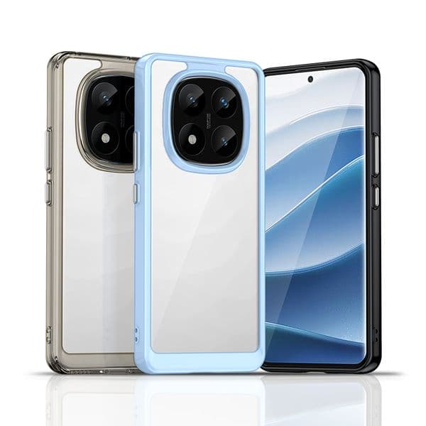 Acrylic Cases For Xiaomi 17 15T 14T POCO C85 F7 M7 X7 Redmi A5 14R 14C 15C K90 Note 15 14 Pro Ultra 4G 5G Rugged Shield Phone Case Capa