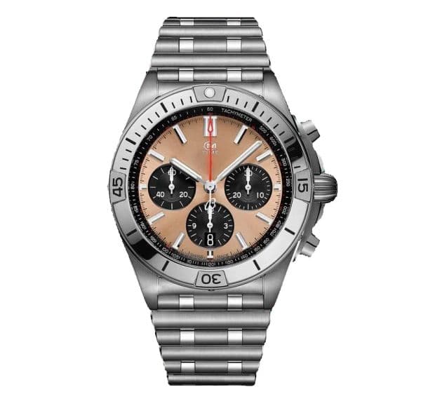 Men's Watch 42MM Quartz Movement Multi-Function Business Watch with Glow, Sapphire waterproof Sports Watch and Montel Luxu