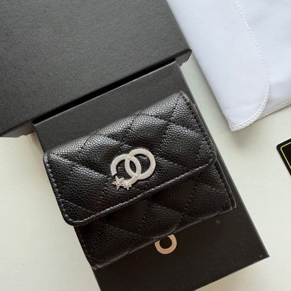 Luxury DESIGNER Bag Women's Wallet Handbag Designer Purses Cards Holder Coin Purse Brand Fashion Small Purse Caviar Flap Clutch Small Wallet 10A