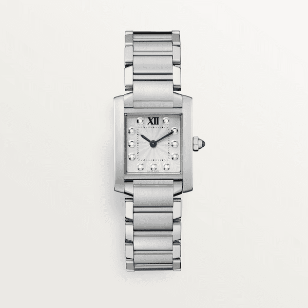 The fashionable stainless steel wristwatch features an elegant design. It is suitable for parties, business meetings and is definitely worth owning.