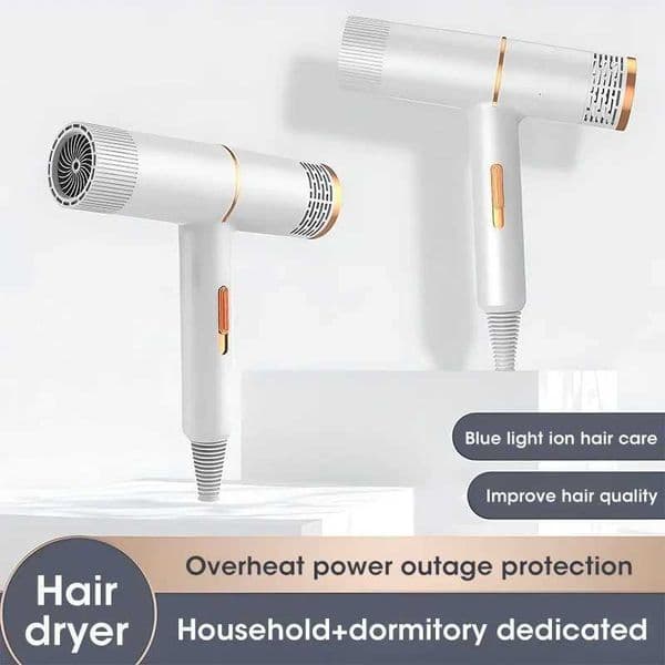 Professional Hair Dryer Strong Wind Salon Dryer Hot Air and Cold Air Wind Negative Ionic Hammer Blower Dry Electric Hair Dryer Y251202
