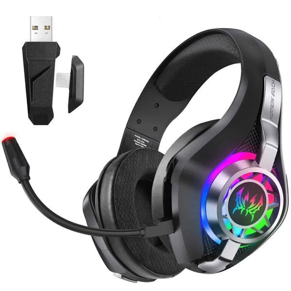 GS400 tra 24GHz Wireless Gaming set With Mic RGB Noise Cancelling set For PC PS4 PS5 Laptop phones Y251202