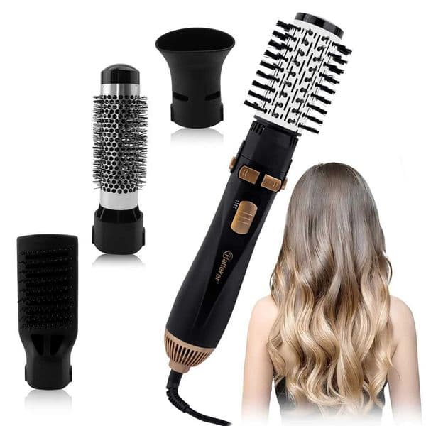 Hatteker EU 4- Hair Dryer Hot Air B Strong Wind Electric Straightener Curler Roller Cb Blower Styling Tool for Wen Y251202